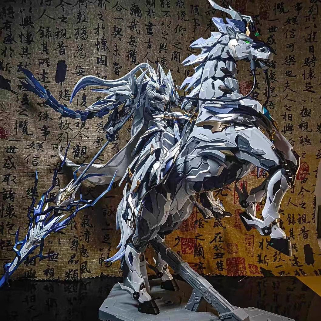 lunaverovip© Summer Must Grab Assembly Model | Zhao Yun, Lü Bu, Ao Bing, Nezha, Cao Ren, Snow White Princess & Red Frame Gundam